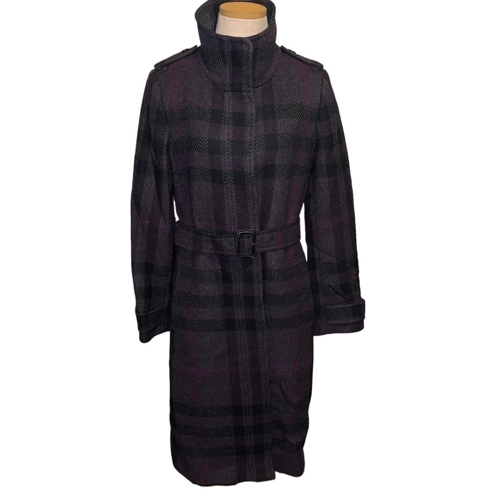 Burberry Women 100% Wool Coat Size 4